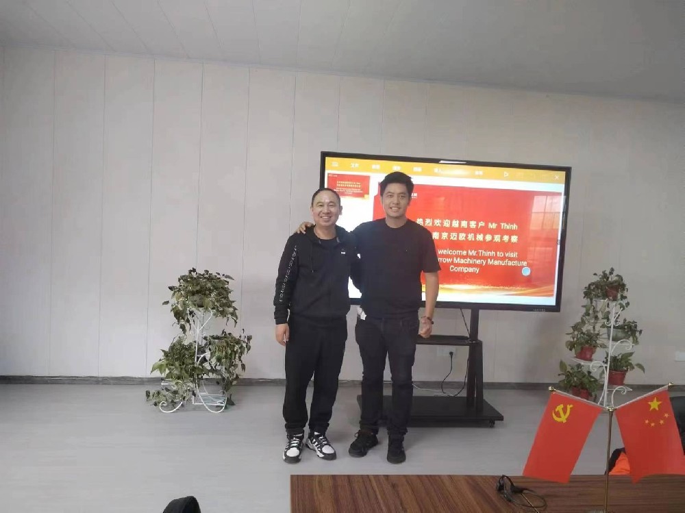 越南、印度客戶來我司參觀考察